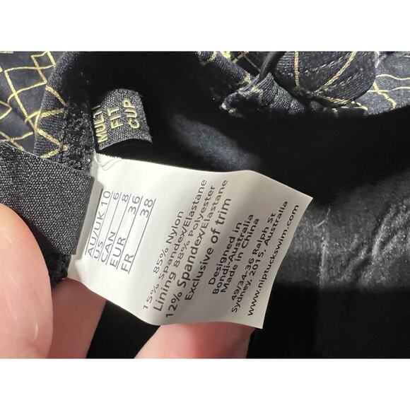 NipTuck Metallic Design Foil Joanne One Piece Swimsuit 6 - Picture 3 of 6